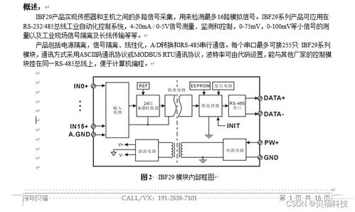 4 20ma转rs 232 485总线modbus采集卡